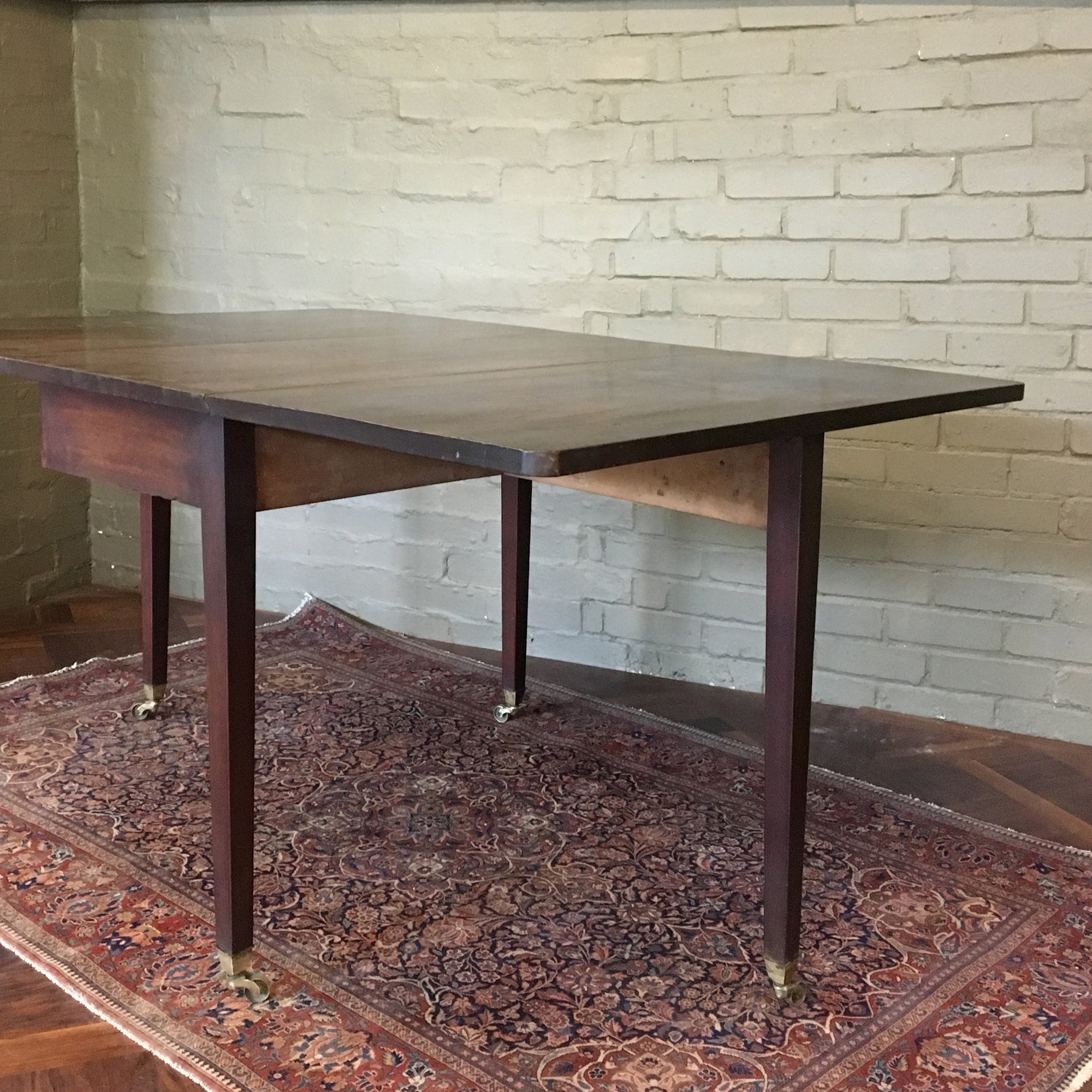 Antique Victorian Mahogany Drop Leaf Table | The Architectural Forum