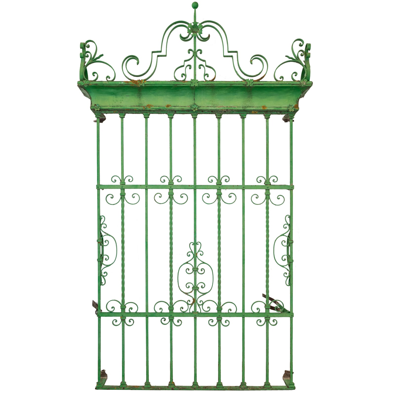 Pair of Ornate Antique Wrought Iron Spanish Window Guard  / Grills | The Architectural Forum