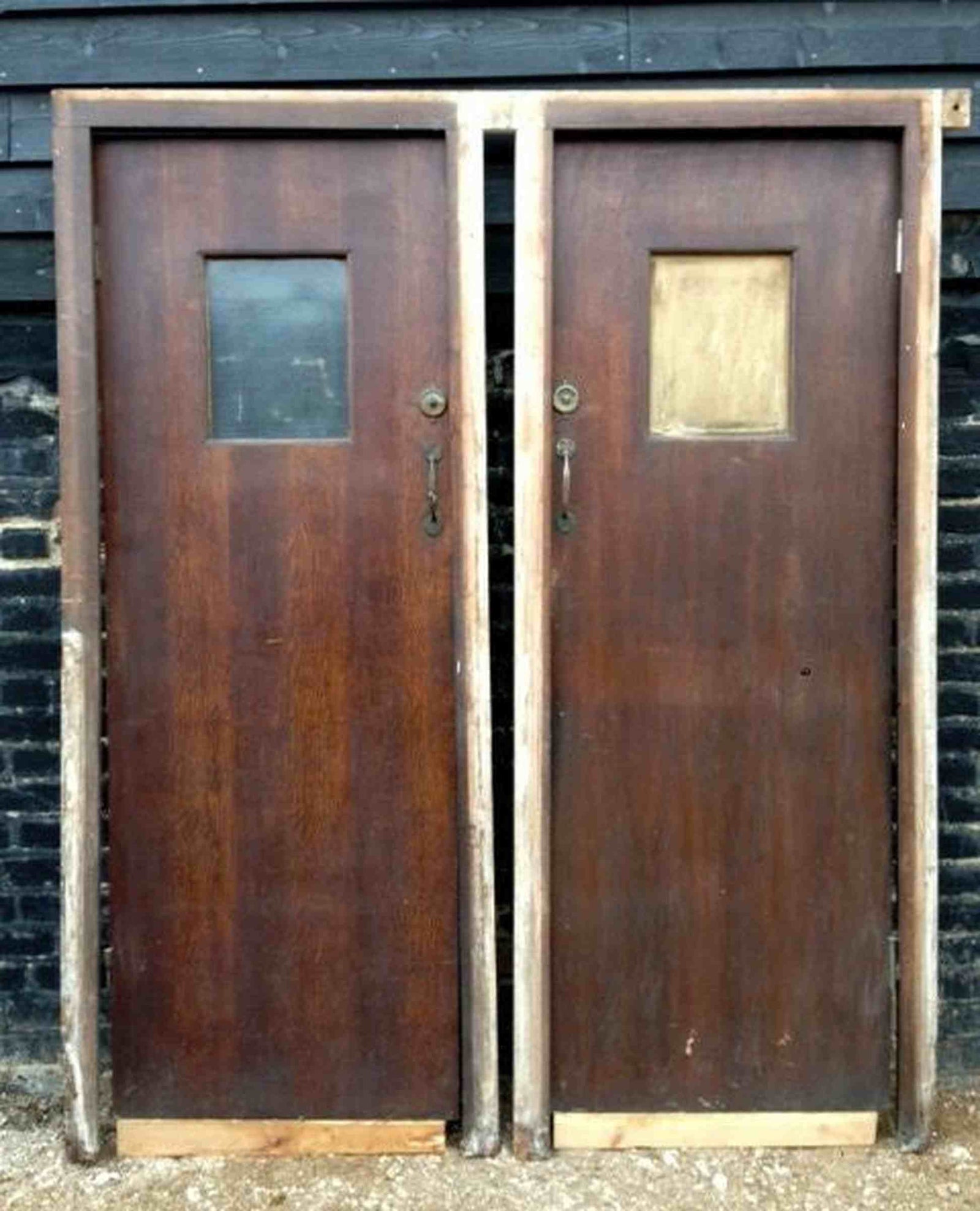 Mid-Century Oak Cubicle Doors | The Architectural Forum