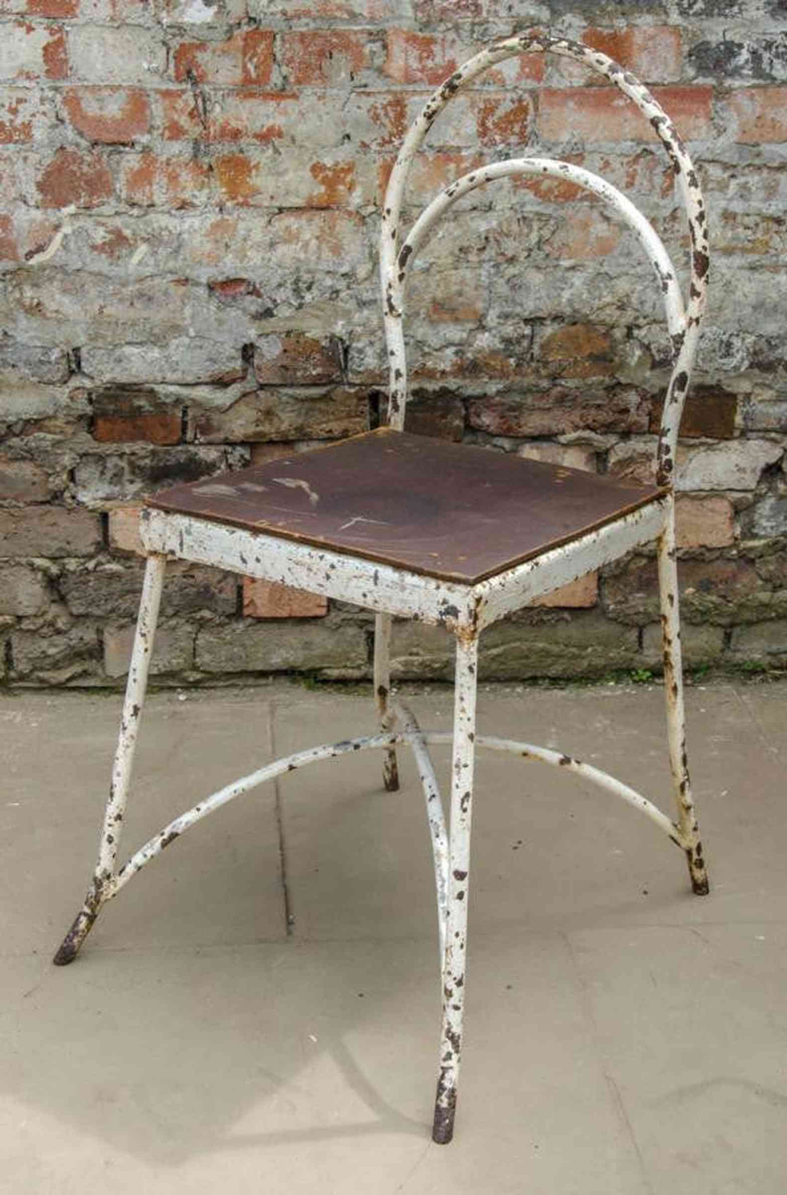 Pair of Post-War Utility Painted Chairs | The Architectural Forum