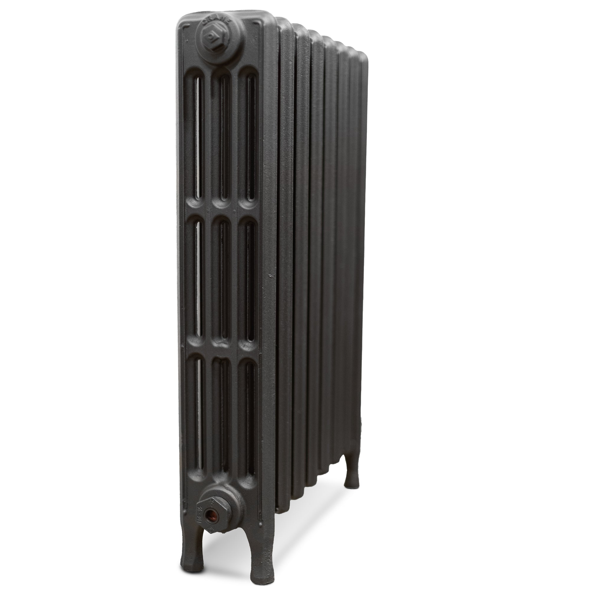 Fully Restored Cast Iron Radiator 4 Column (76cm Tall x 58cm Long) | The Architectural Forum