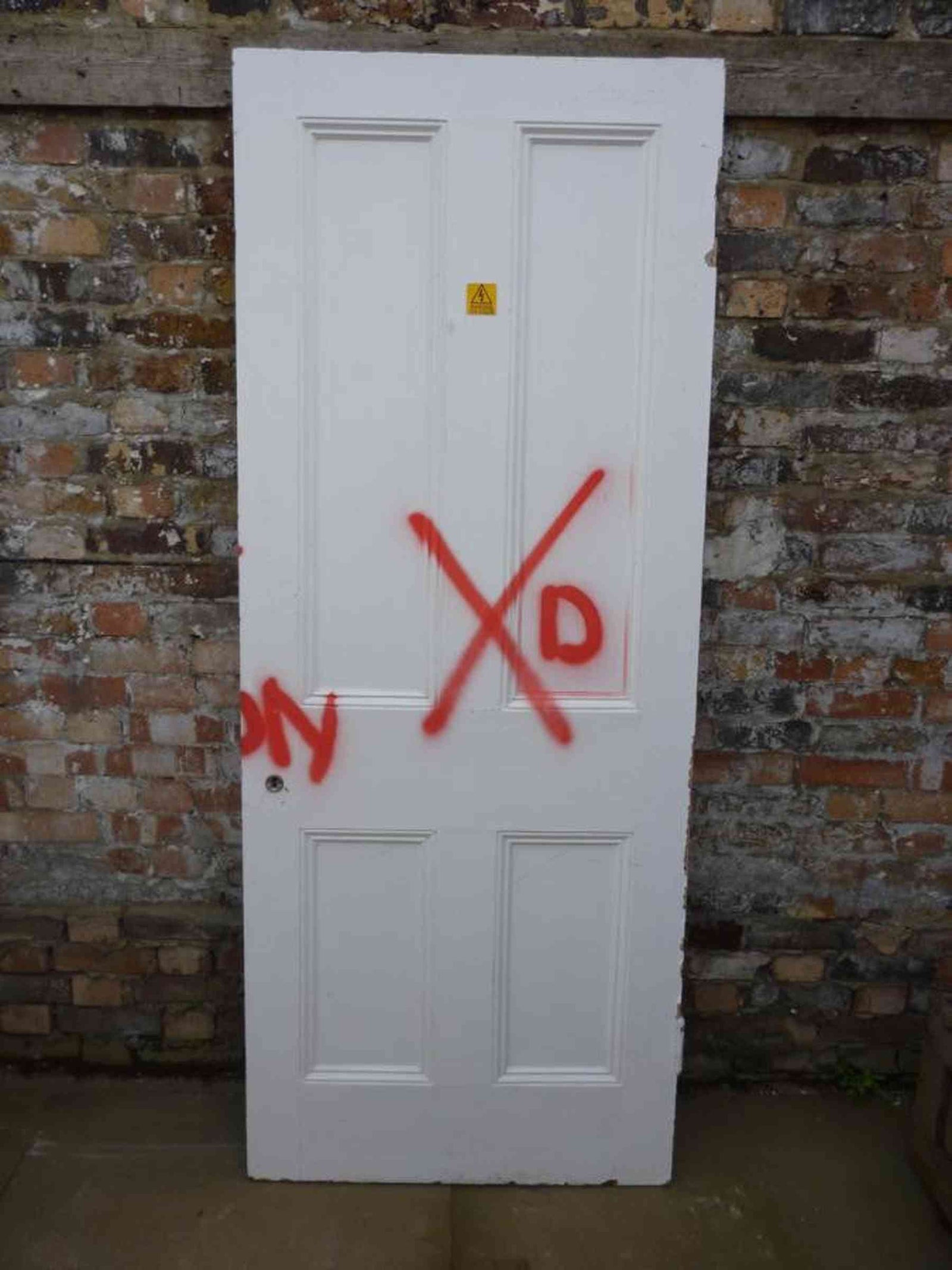 Reclaimed Four Panel Victorian Door - 200cm x 80cm | The Architectural Forum