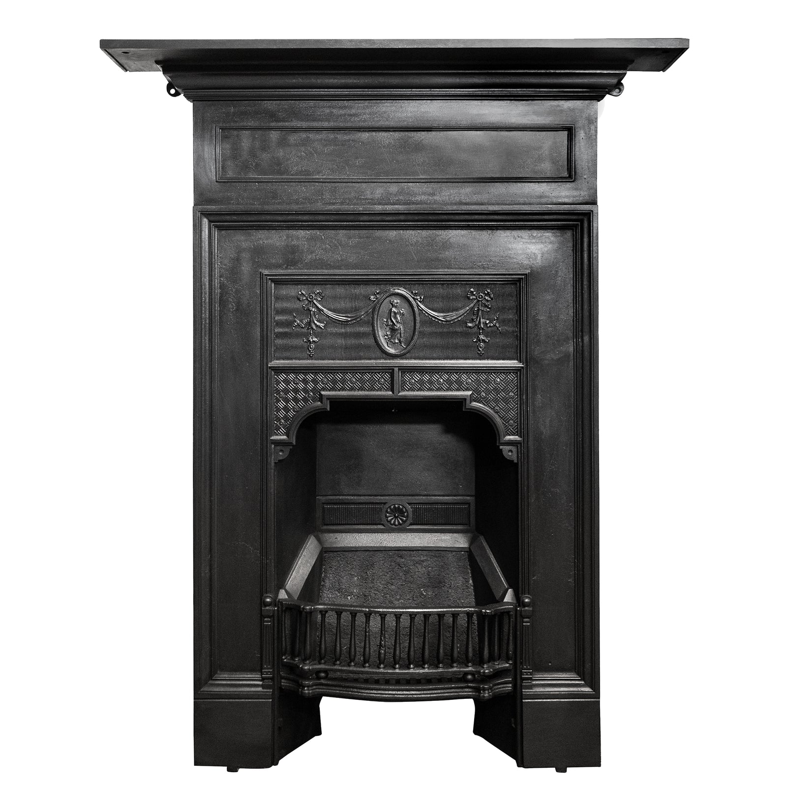 Antique Cast Iron Combination Fireplace | The Architectural Forum