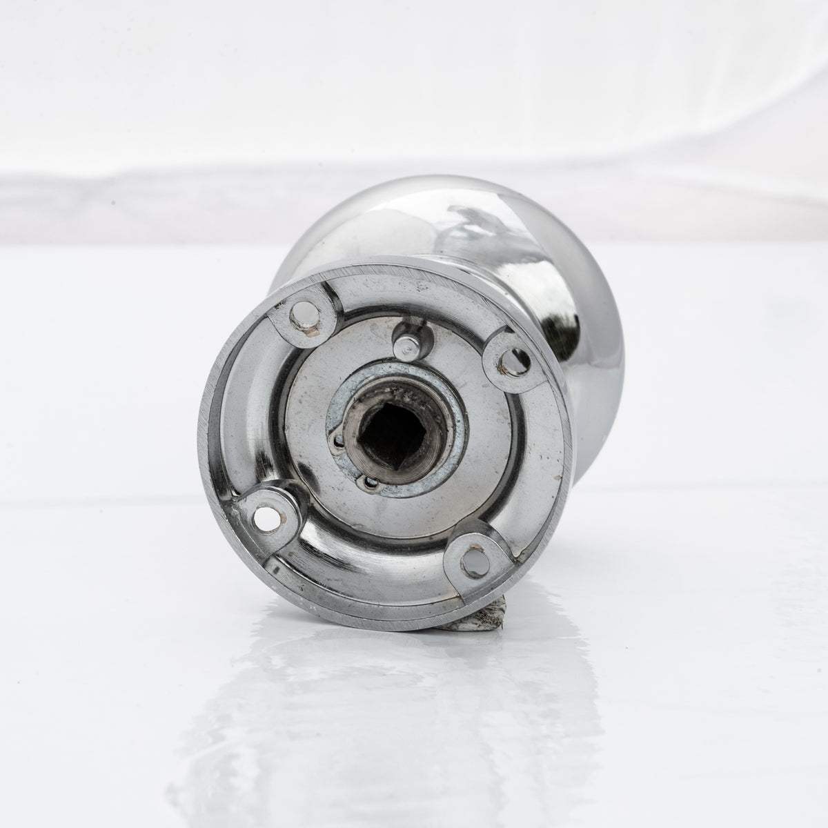Reclaimed Polished Chrome Door Knob | The Architectural Forum