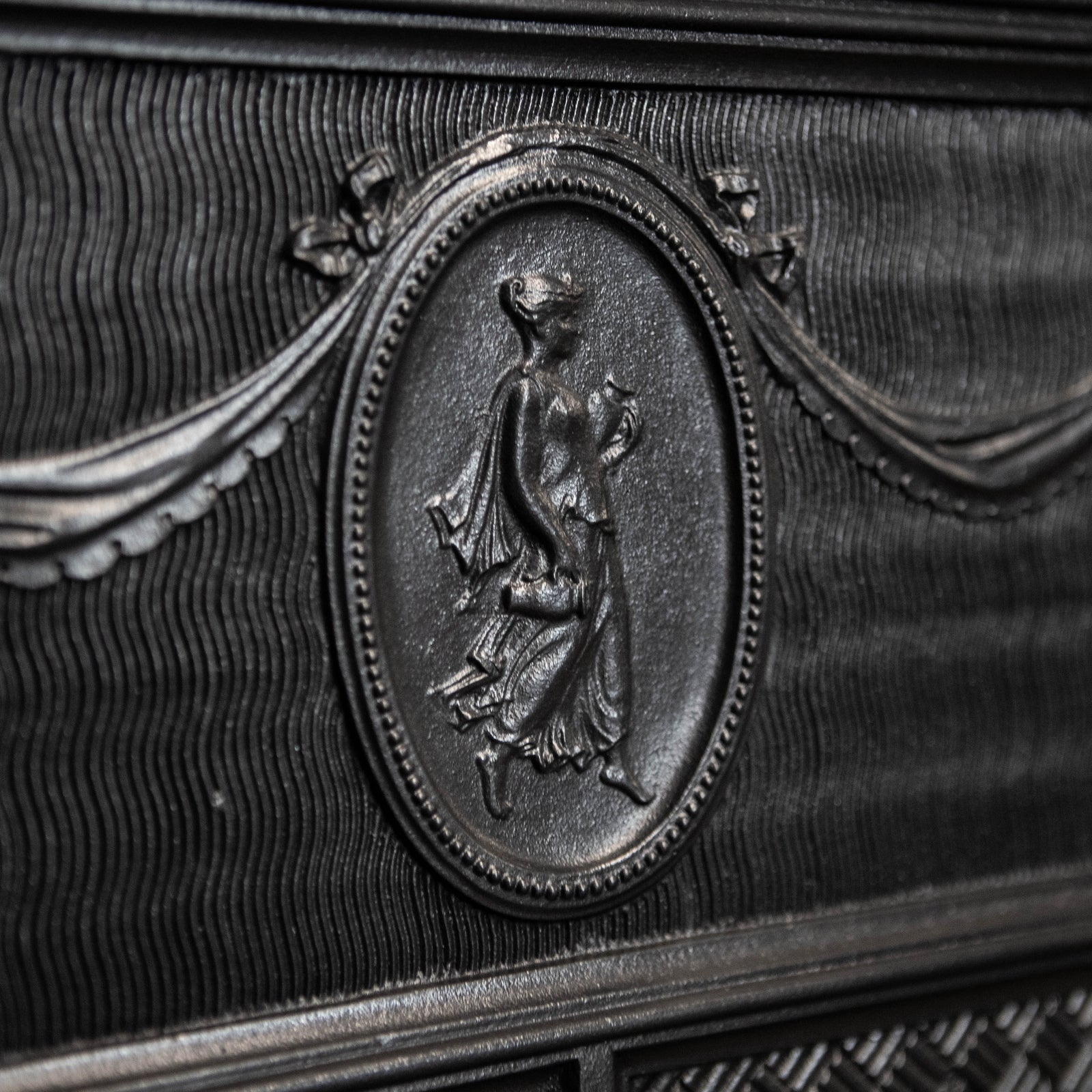 Antique Cast Iron Combination Fireplace | The Architectural Forum