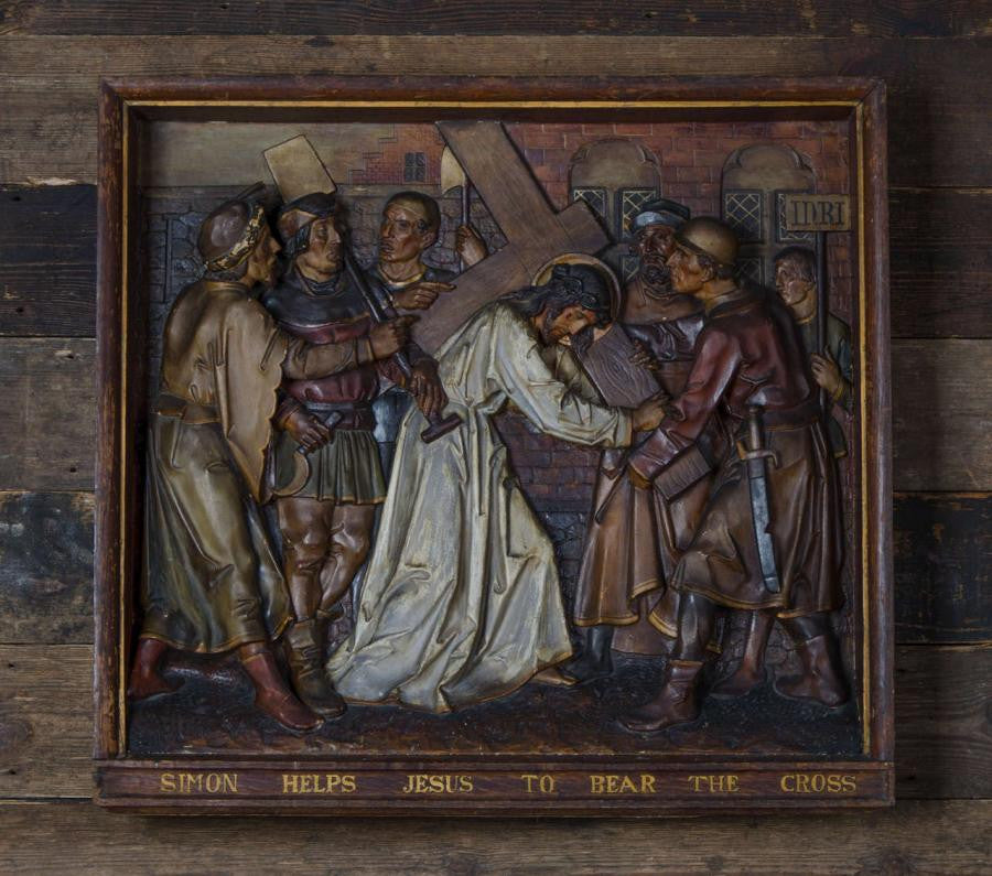 Antique Stations of the Cross Plaques | The Architectural Forum