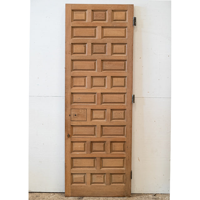 Reclaimed Panelled Oak Door 234cm x 81cm | The Architectural Forum