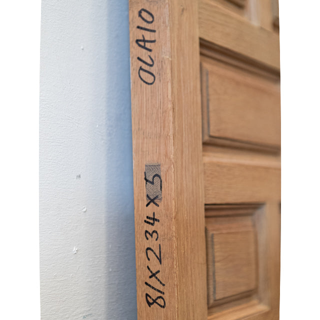 Reclaimed Panelled Oak Door 234cm x 81cm | The Architectural Forum