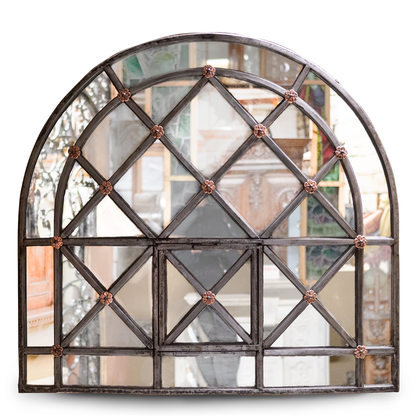 Transformed Antique Tate Britain Gallery Window Frame Mirror | The Architectural Forum