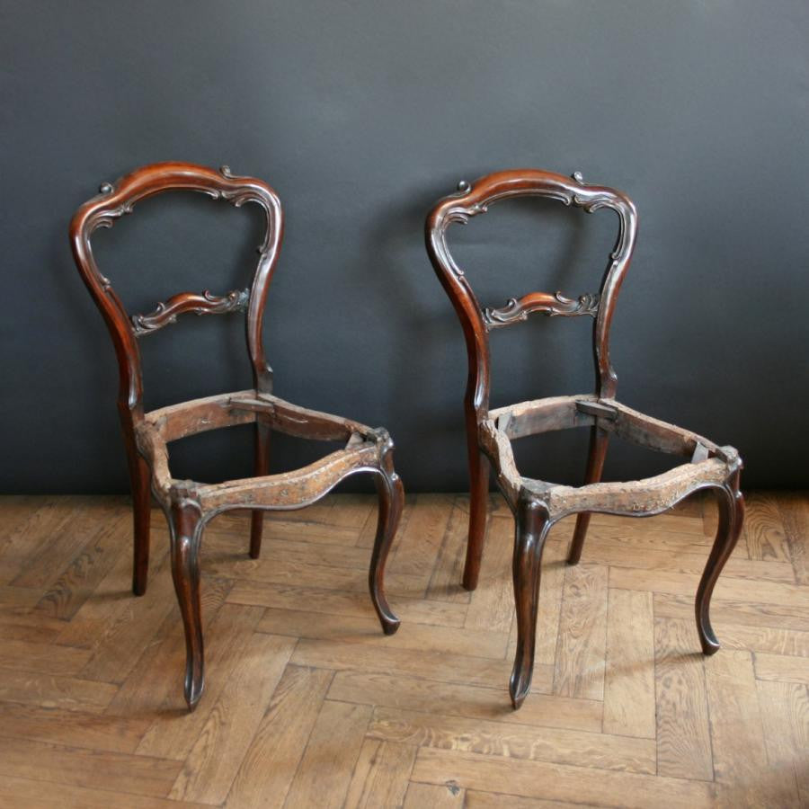 Antique Victorian Rosewood Chair Bases | The Architectural Forum