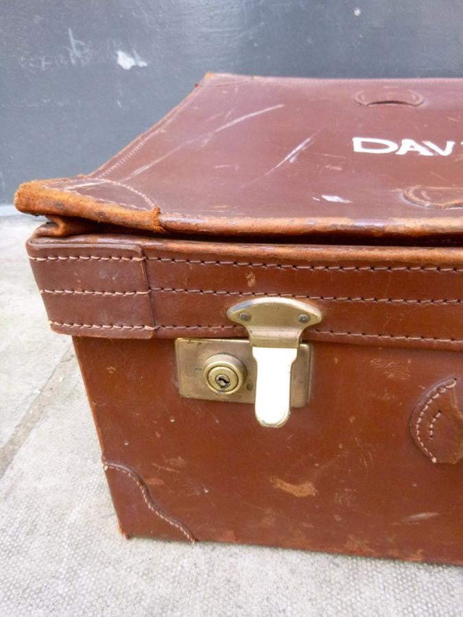Vintage Leather Suitcase | The Architectural Forum