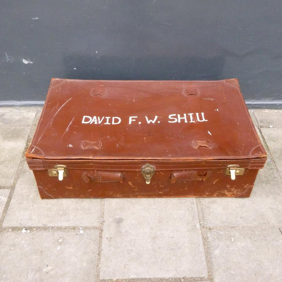 Vintage Leather Suitcase | The Architectural Forum