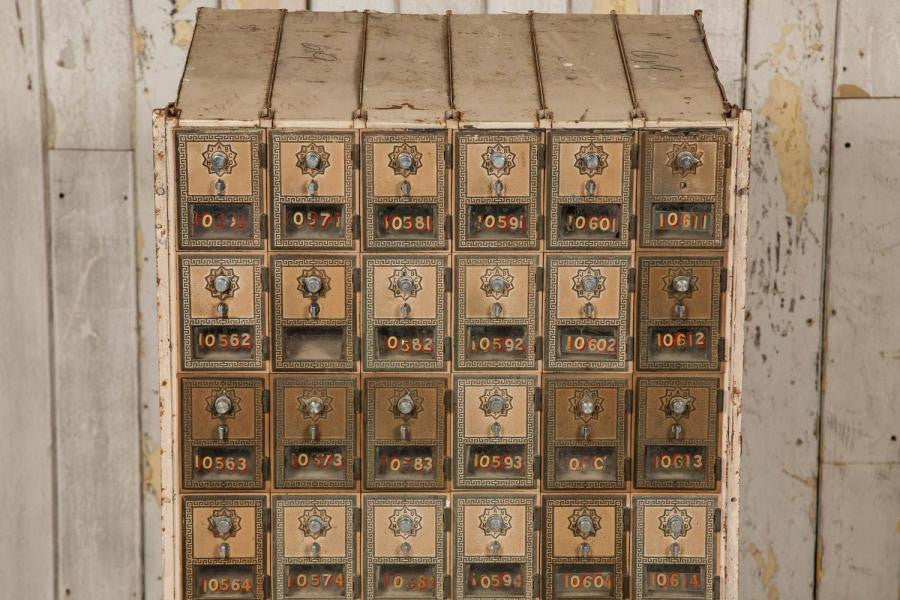 Genuine Antique USA Post Office Mailboxes | The Architectural Forum