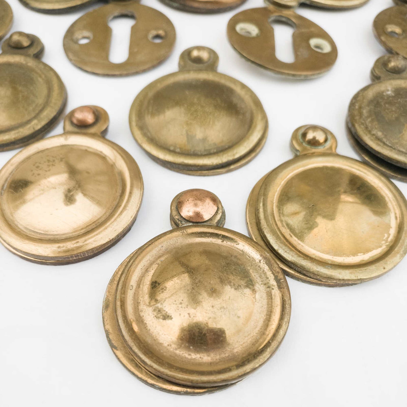 Reclaimed Solid Brass Escutcheons | The Architectural Forum