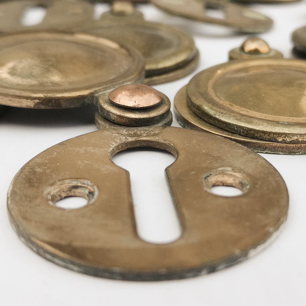 Reclaimed Solid Brass Escutcheons | The Architectural Forum