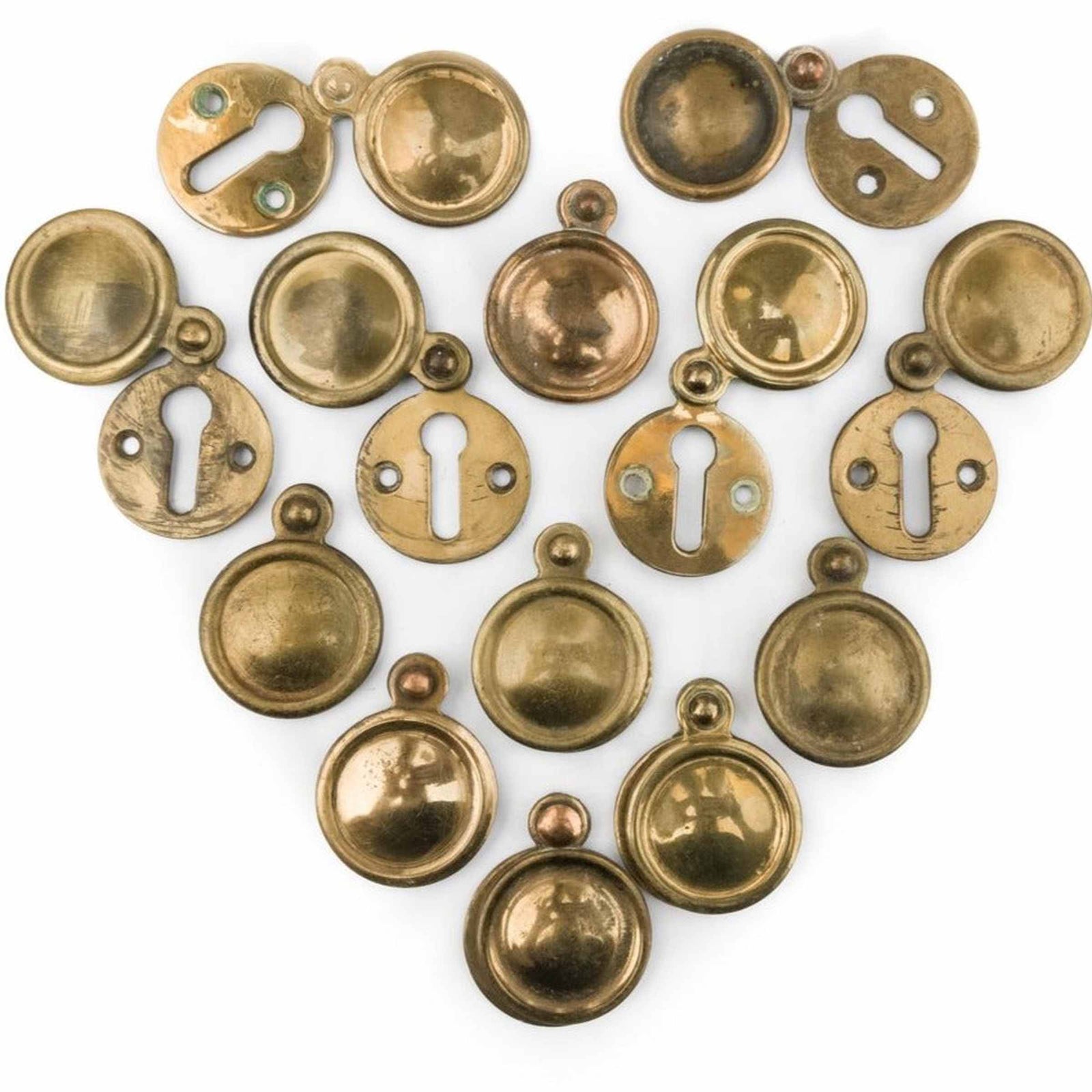 Reclaimed Solid Brass Escutcheons | The Architectural Forum