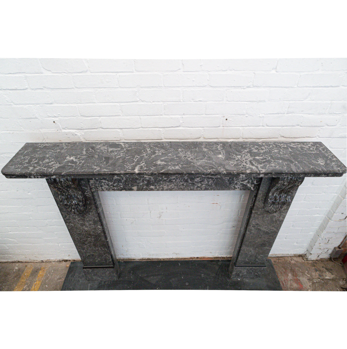 Antique Victorian St Anne&#39;s Marble Fireplace Surround with Corbels | The Architectural Forum