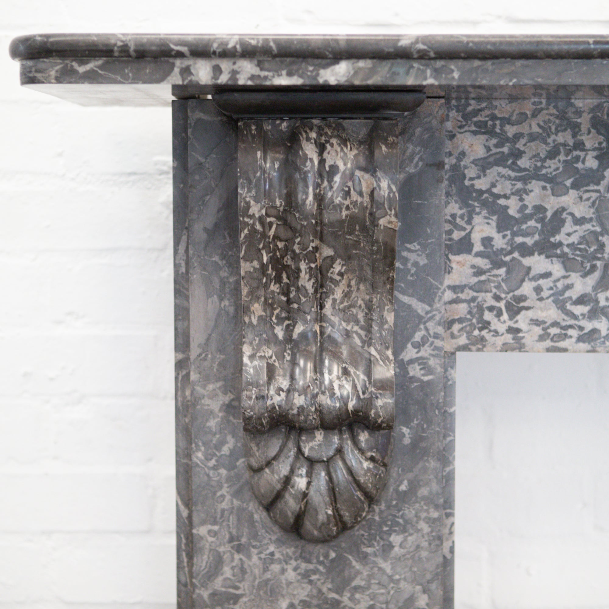 Antique Victorian St Anne's Marble Fireplace Surround with Corbels | The Architectural Forum