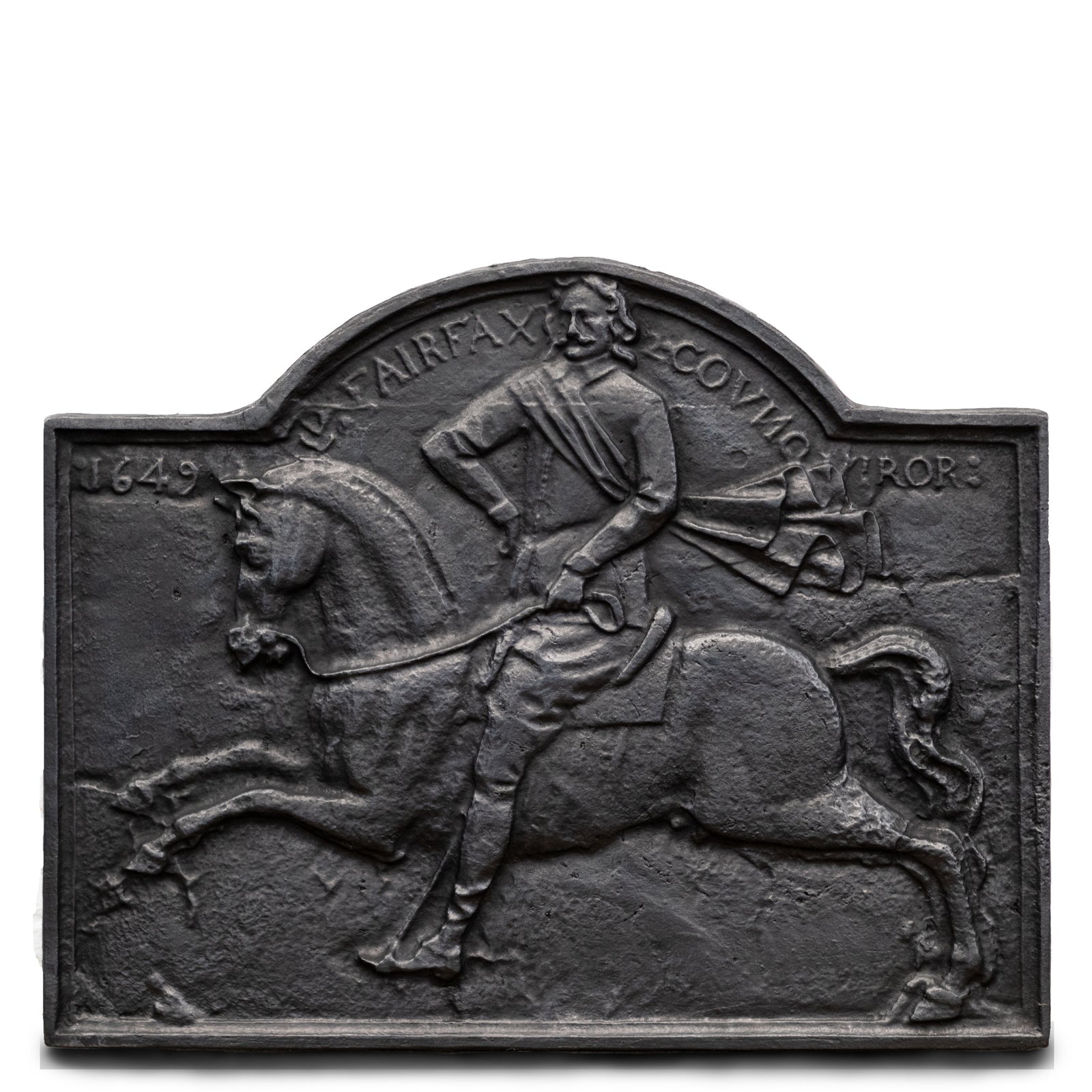 Reclaimed Carron Foundry Cast Iron Fireback (2 Available) | The Architectural Forum