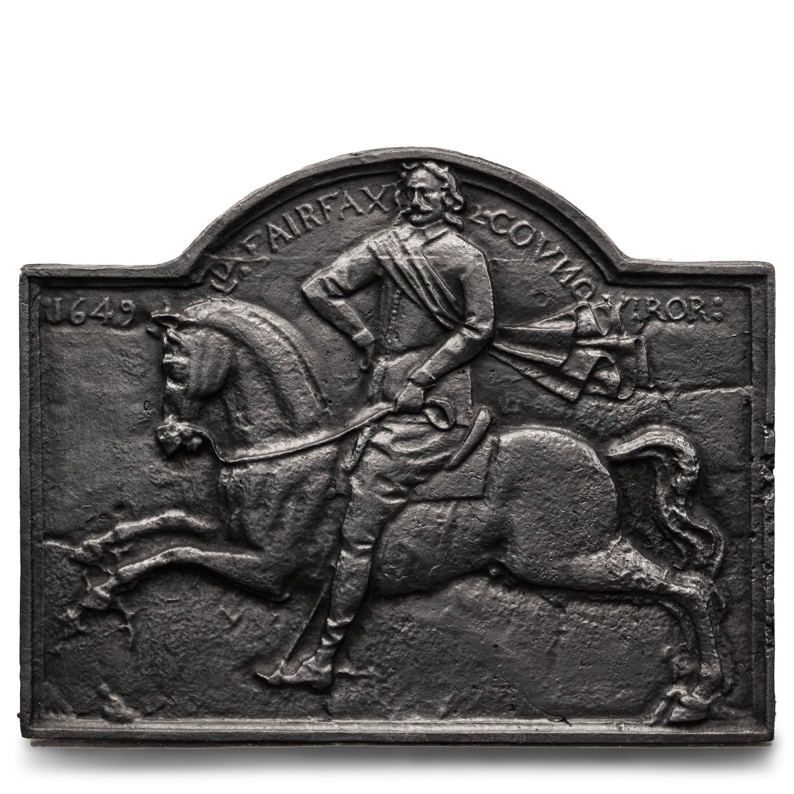 Reclaimed Carron Foundry Cast Iron Fireback (2 Available) | The Architectural Forum