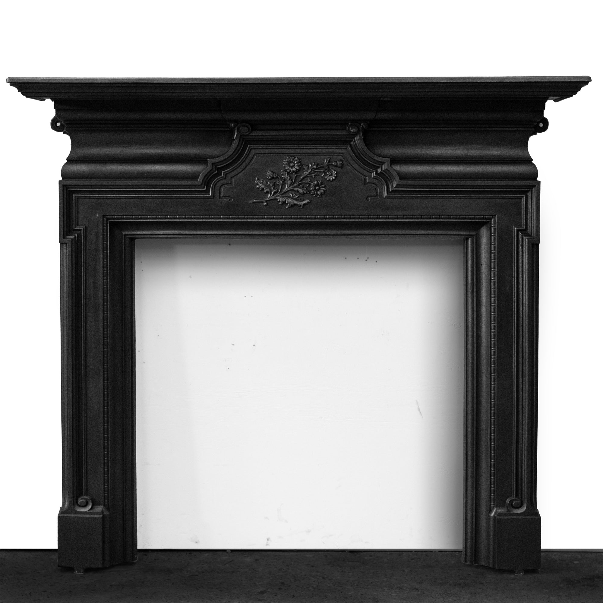 Antique Cast Iron Fireplace Surround | The Architectural Forum