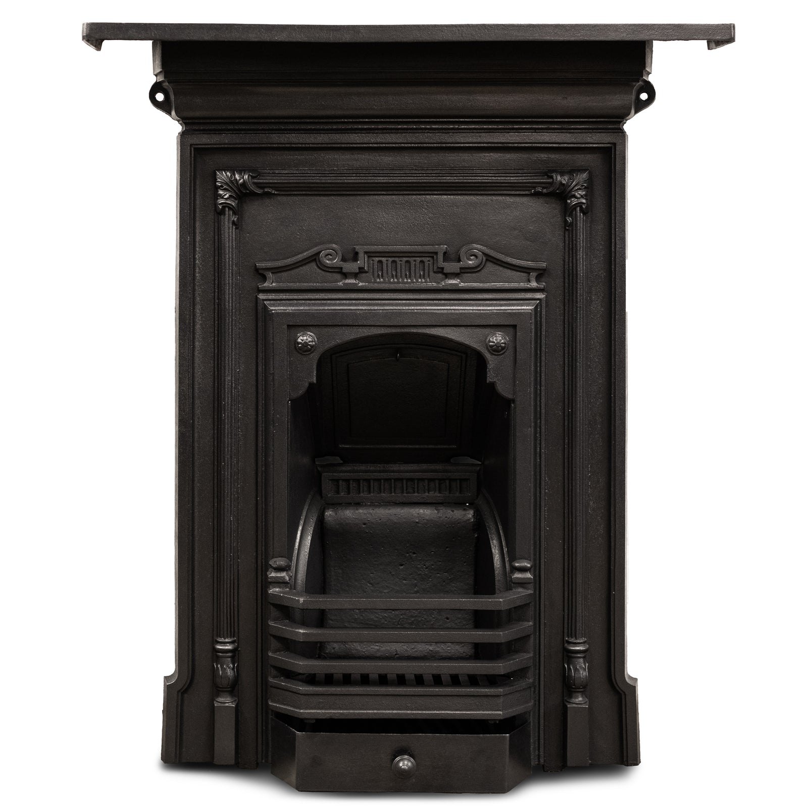 Antique Cast Iron Combination Fireplace | The Architectural Forum