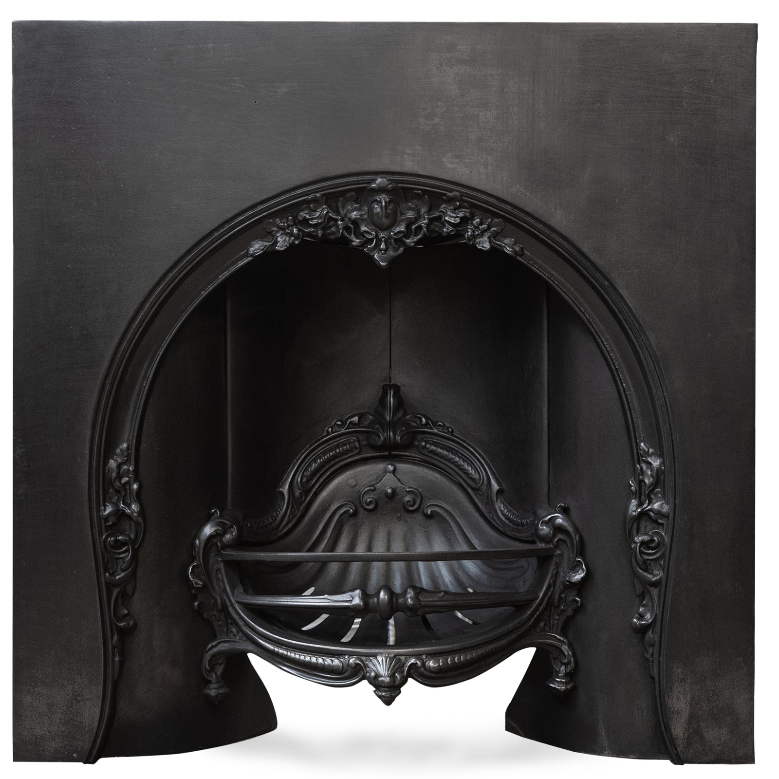 Ornate reclaimed Victorian Style Cast Iron Insert | Pair Available | The Architectural Forum