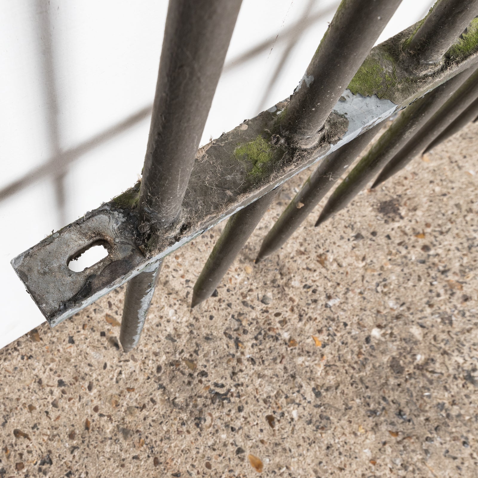 Reclaimed Double Spiked Galvanised Iron Railings | The Architectural Forum