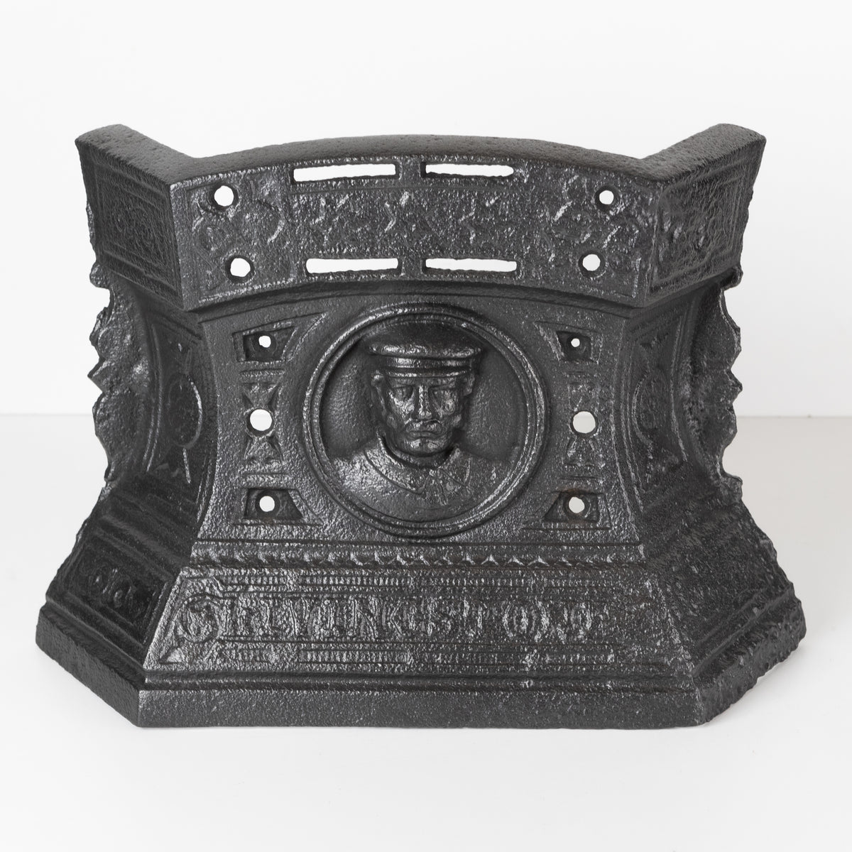 Antique Cast Iron Fireplace Tidy Livingstone | Betty | Ashpan Cover | The Architectural Forum