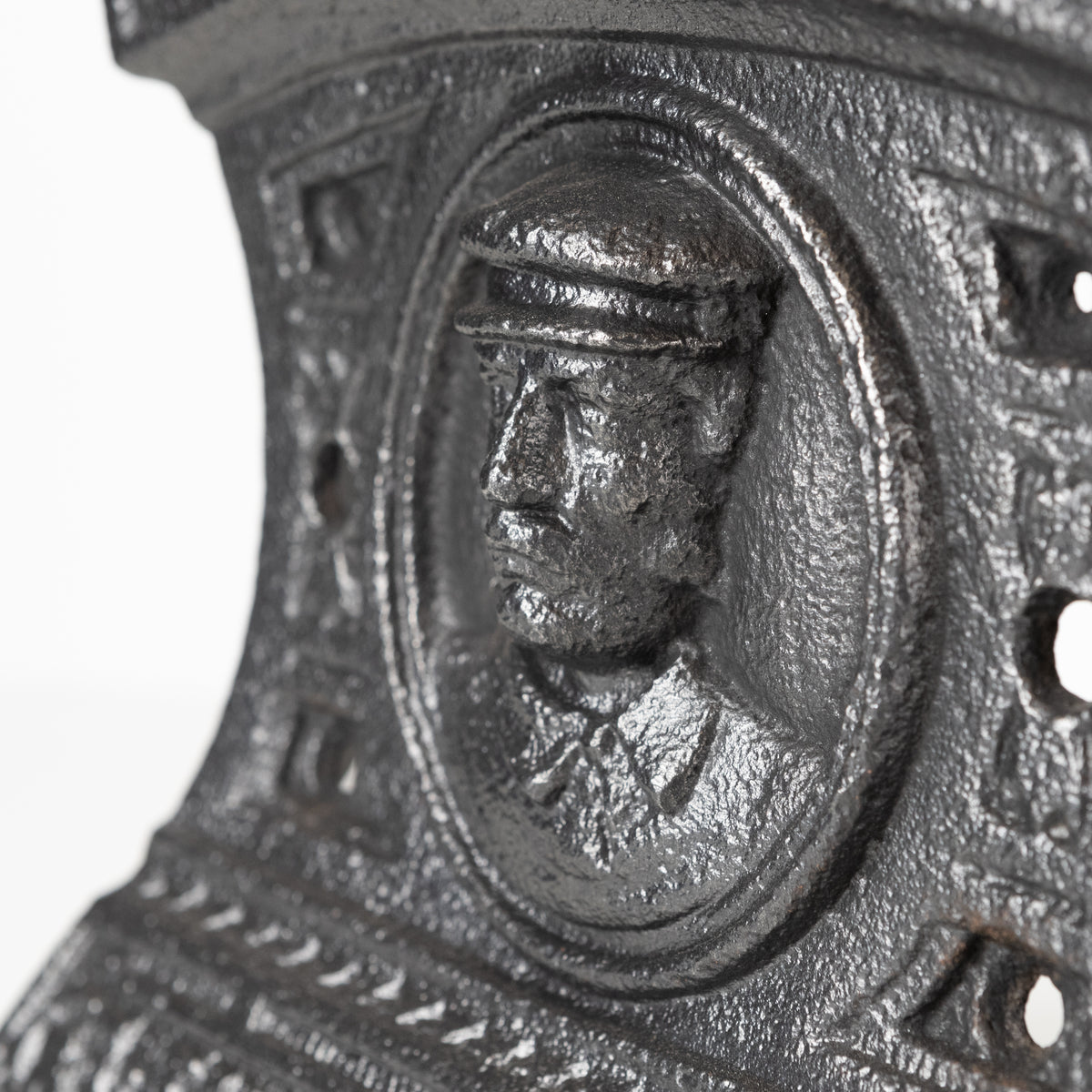 Antique Cast Iron Fireplace Tidy Livingstone | Betty | Ashpan Cover | The Architectural Forum