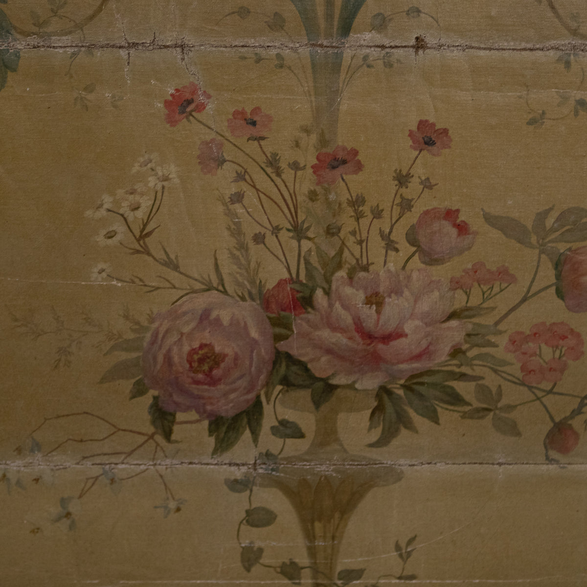 Magnificent Collection of Antique 18th Century Oil on Canvas Murals | The Architectural Forum
