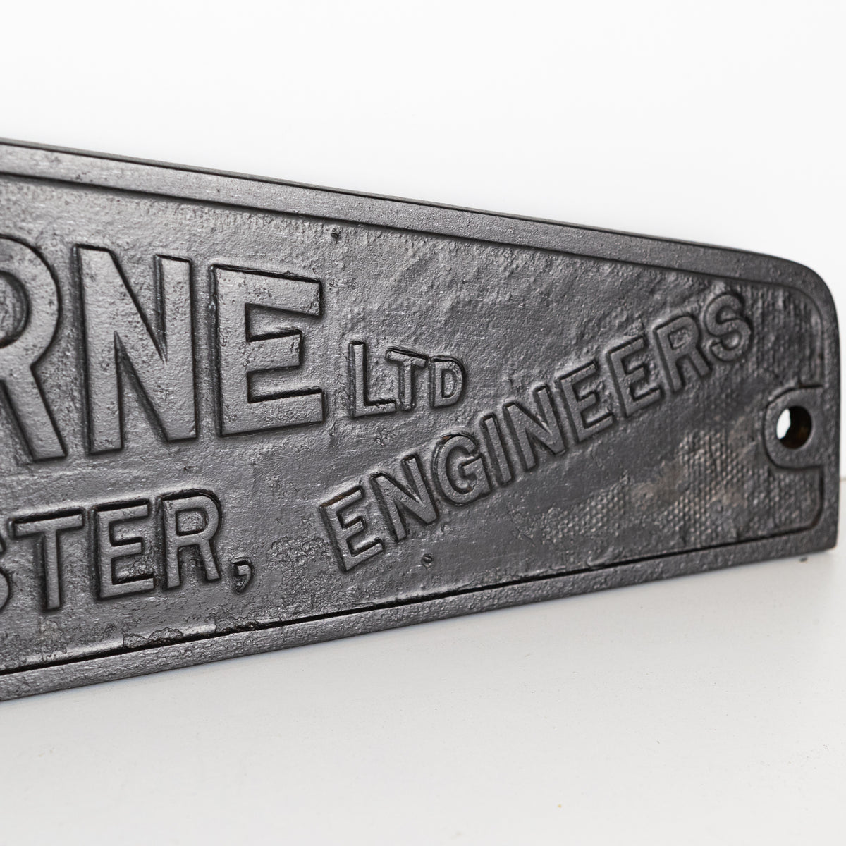 Antique Victorian Cast Iron Business Sign: Whipp &amp; Bourne | The Architectural Forum