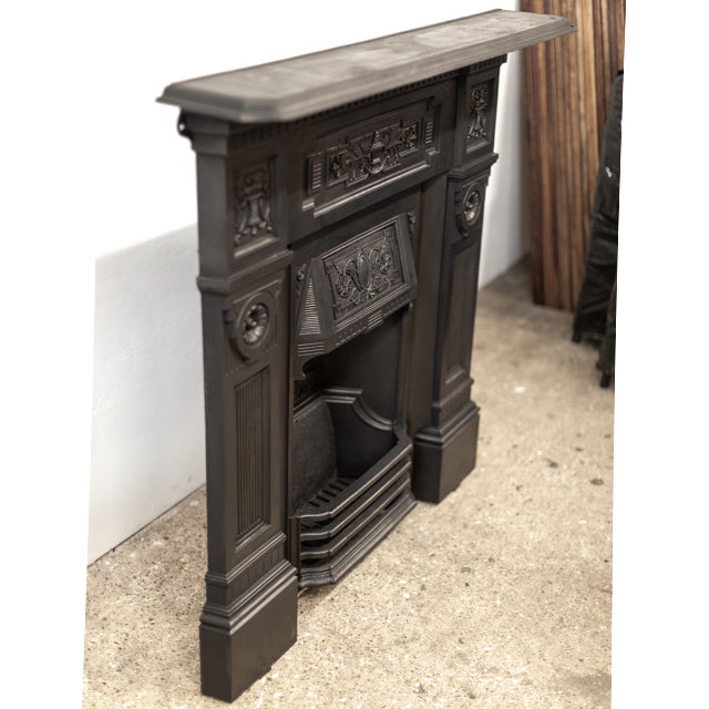 Antique Late Victorian Cast Iron Combination Fireplace | The Architectural Forum