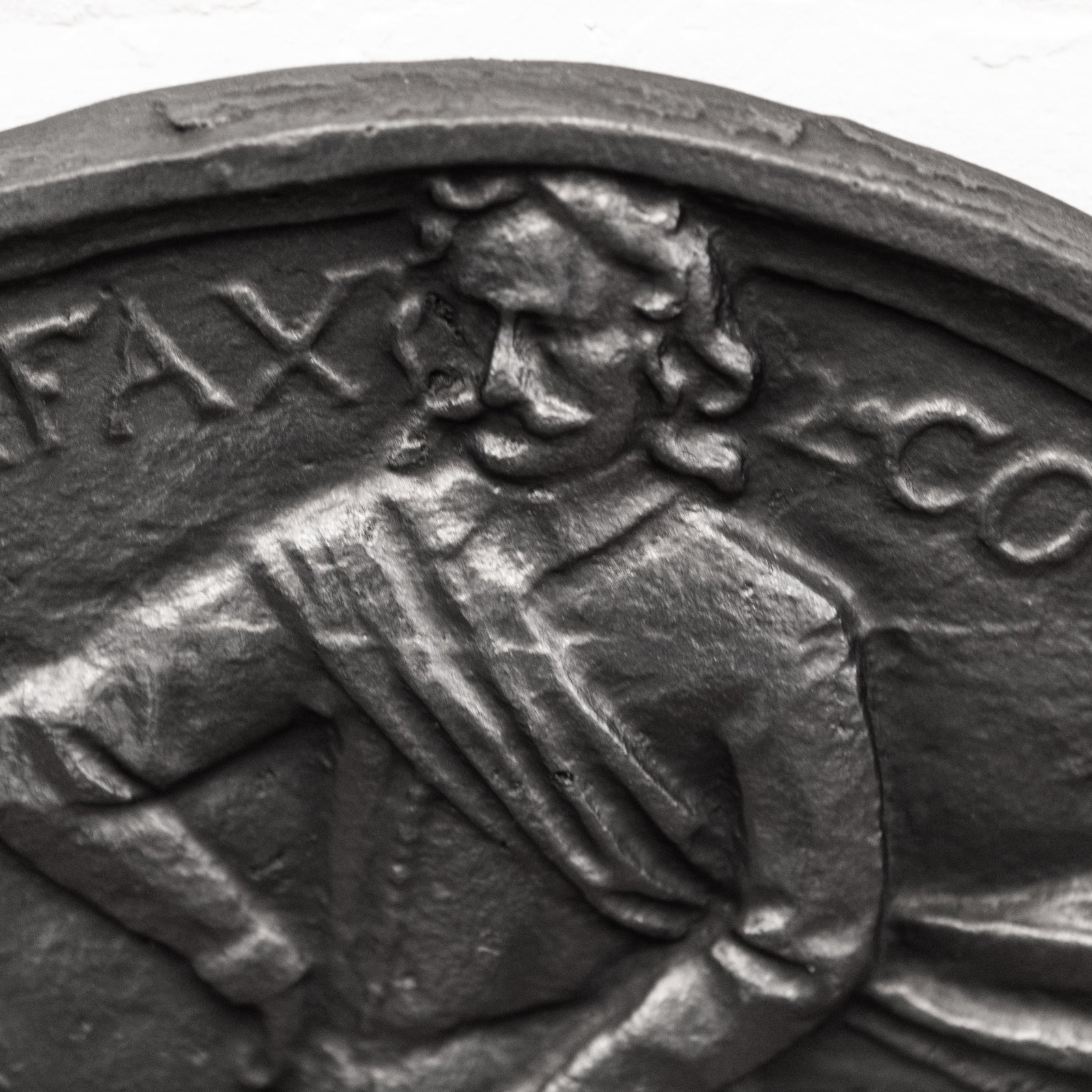 Reclaimed Carron Foundry Cast Iron Fireback (2 Available) | The Architectural Forum