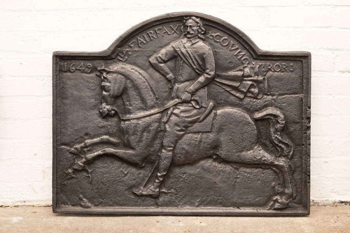 Reclaimed Carron Foundry Cast Iron Fireback (2 Available) | The Architectural Forum