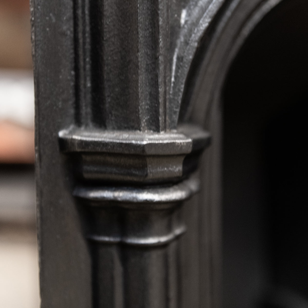 Antique Victorian Gothic Revival Cast Iron Fireplace Insert | The Architectural Forum