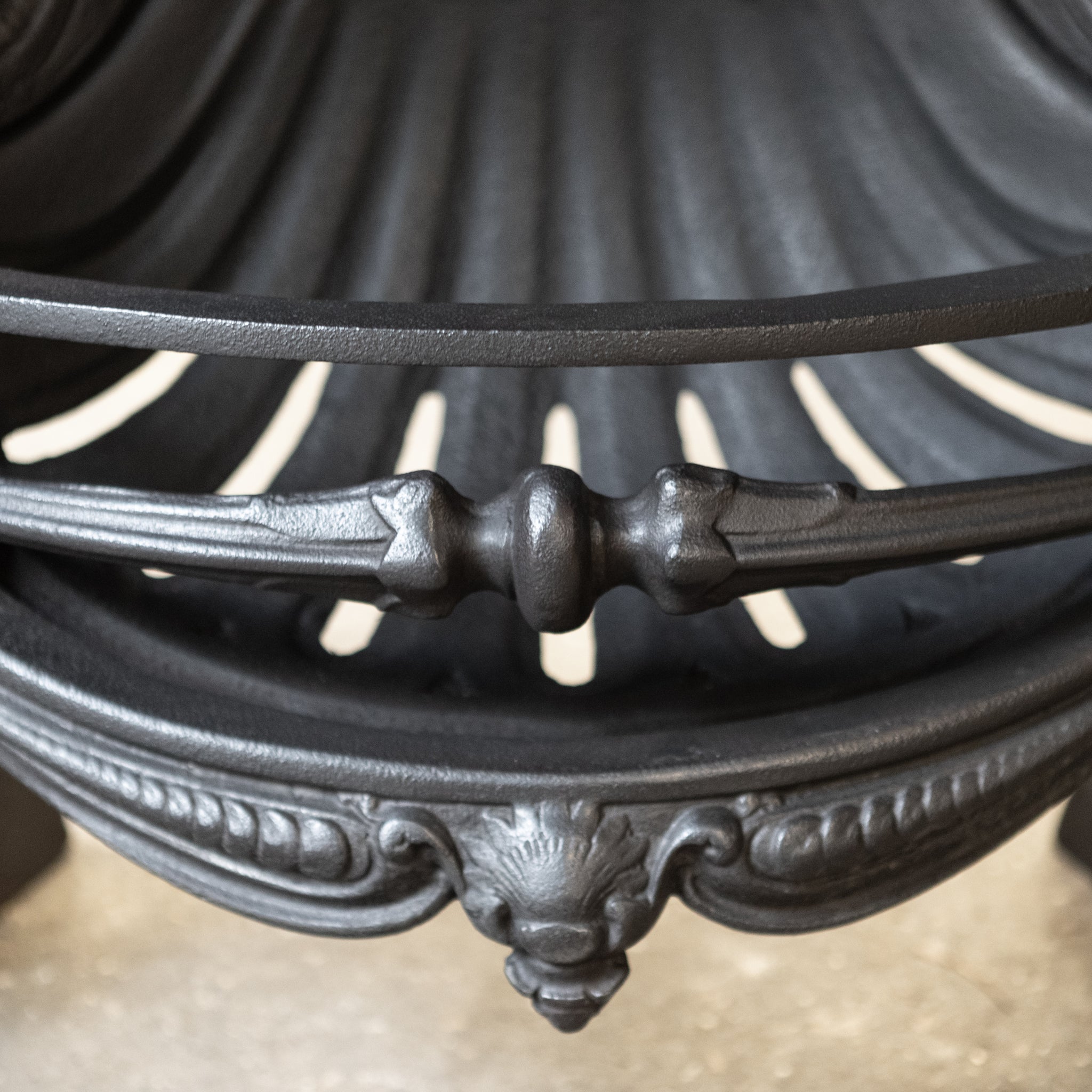 Grand Ornate Victorian Style Cast Iron Insert - The Architectural Forum