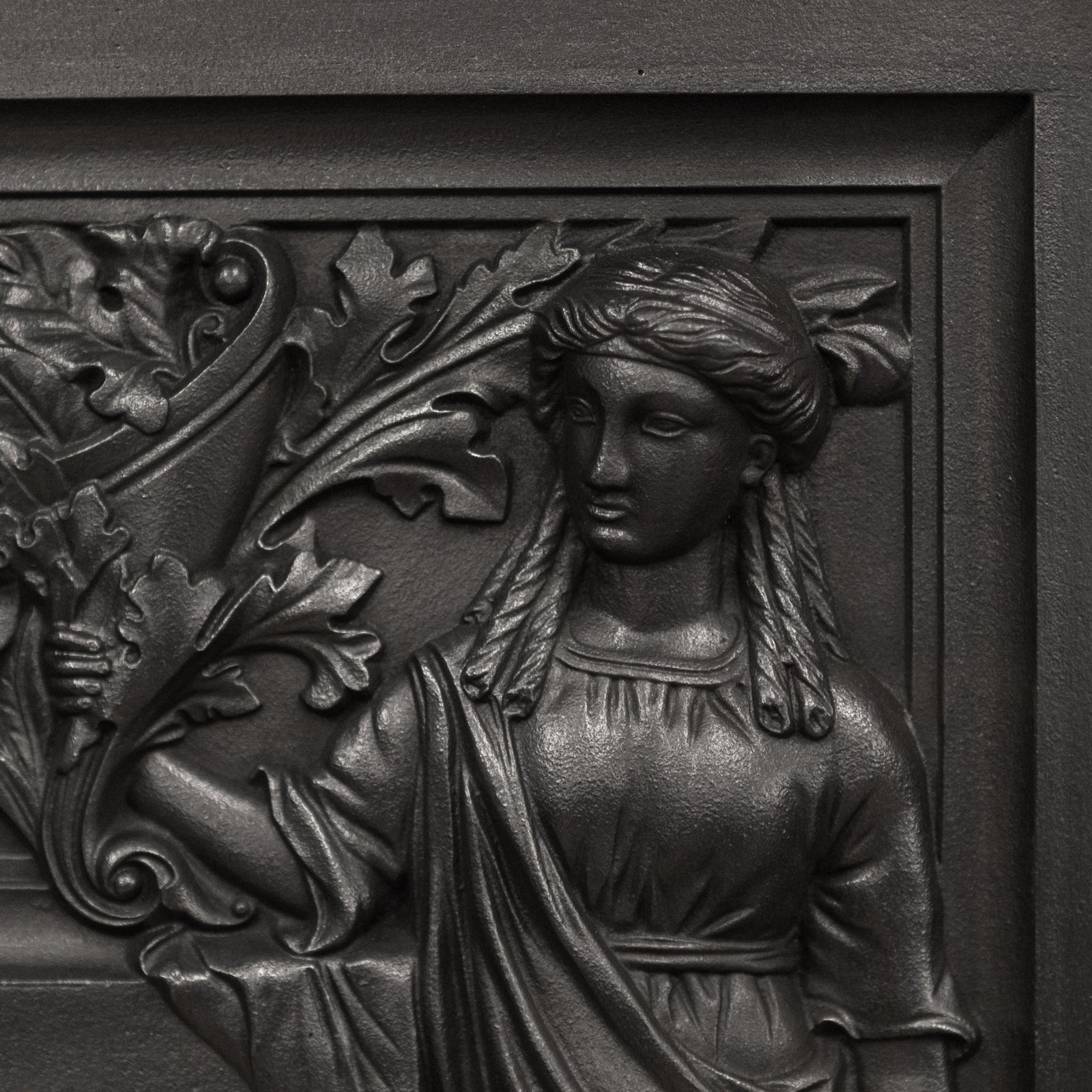 Antique Peace and Plenty Cast Iron Fireplace Surround | The Architectural Forum