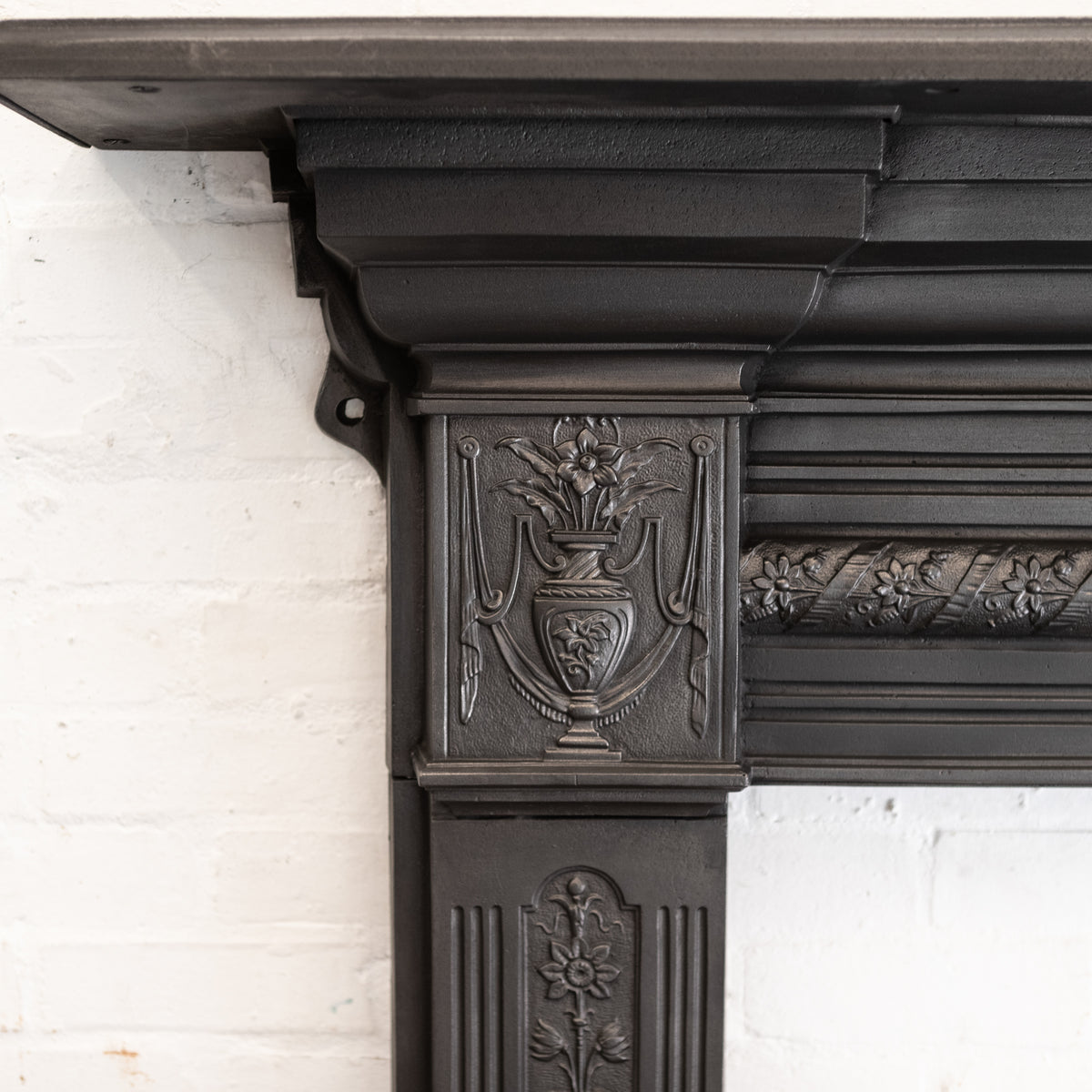 Rare Antique Victorian Cast Iron Fireplace Surround | The Architectural Forum