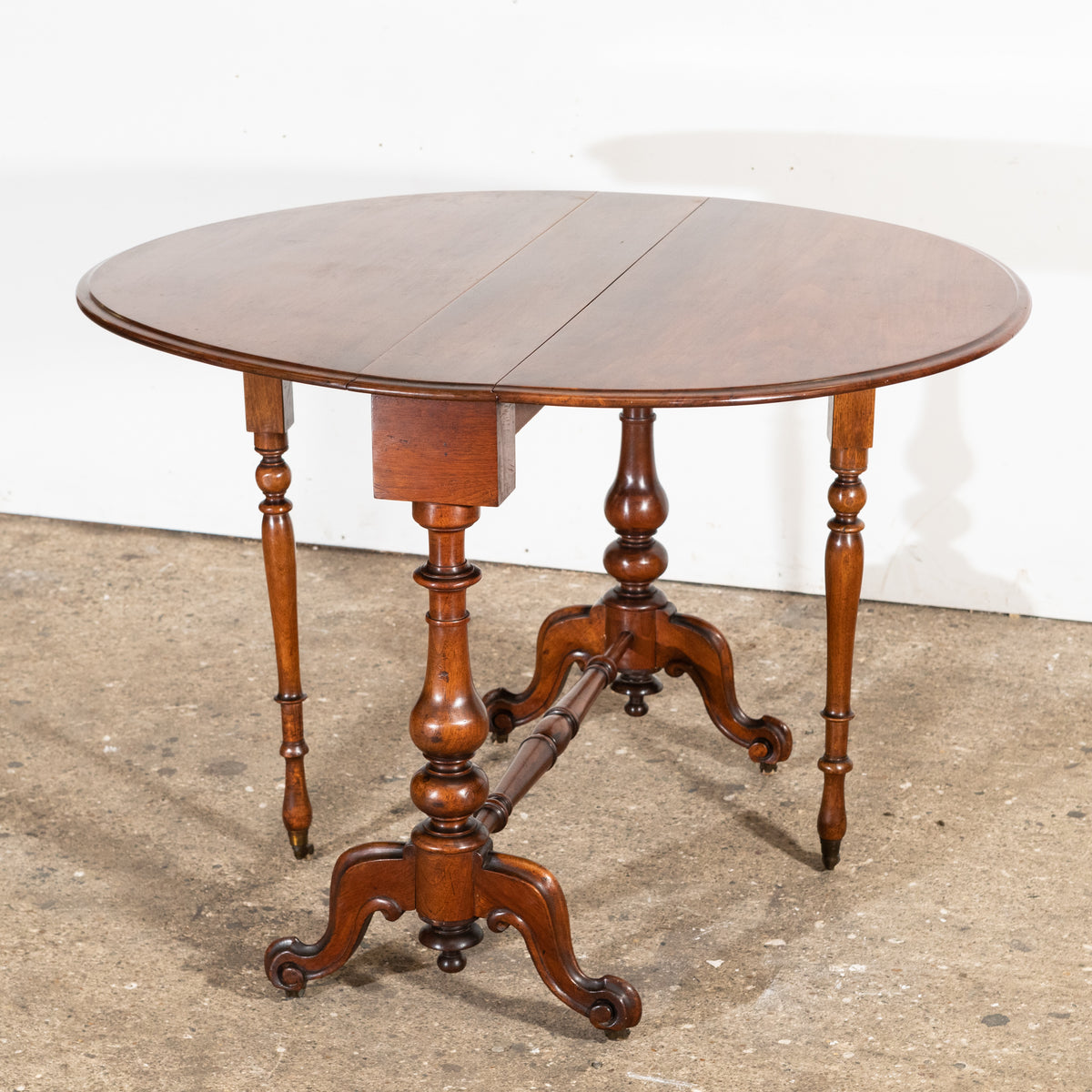 Antique Victorian Mahogany Sutherland Table | Gateleg | Drop Leaf | The Architectural Forum