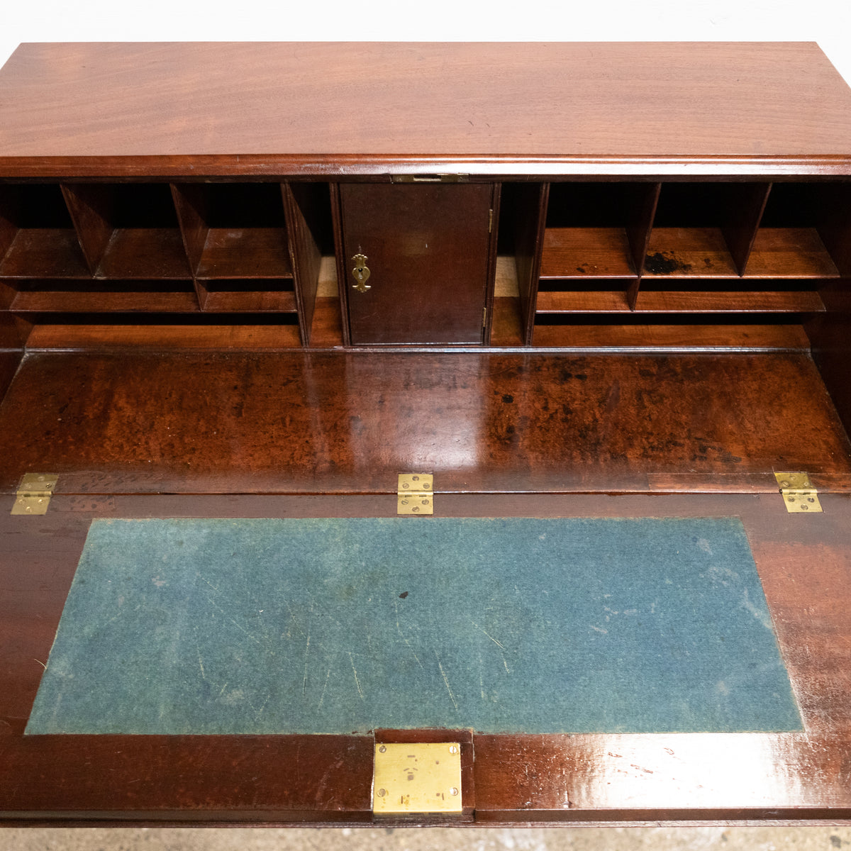 Antique Georgian Regency Mahogany Bureau | Writing Desk | The Architectural Forum