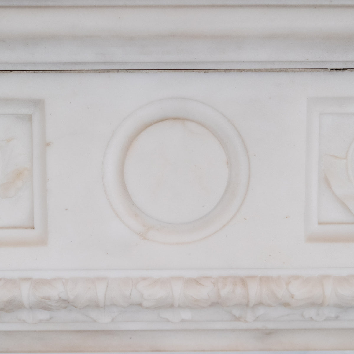 Monumental Antique Statuary Marble Carved Chimneypiece | The Architectural Forum
