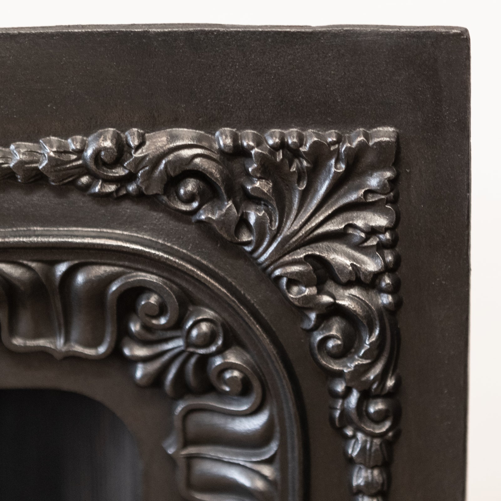 Antique Ornate Georgian Style Cast Iron Fireplace Insert | The Architectural Forum