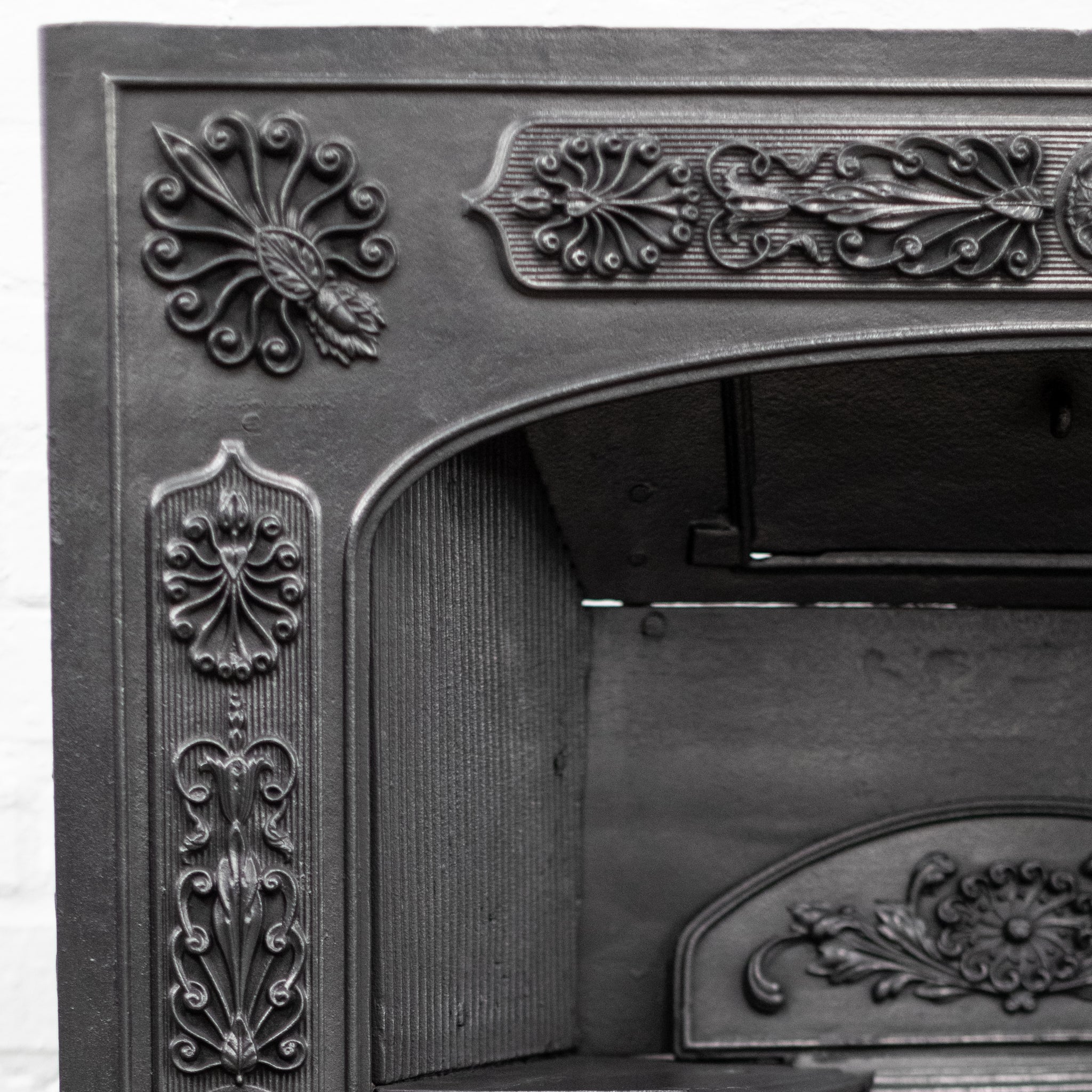 Antique Georgian Cast Iron Hob Grate - The Architectural Forum