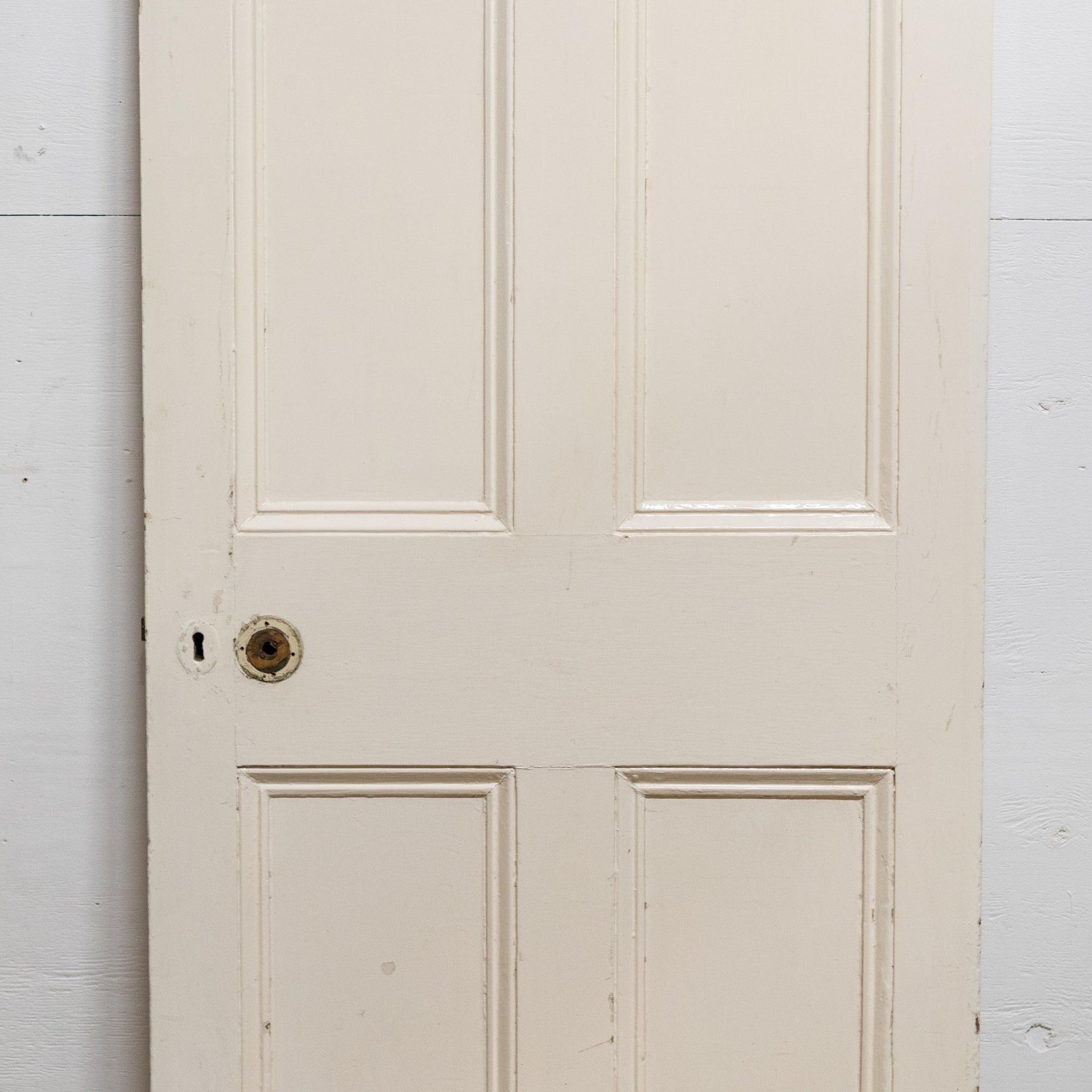 Antique Reclaimed Victorian 4 Panel Door - 185cm x 77.5cm | The Architectural Forum