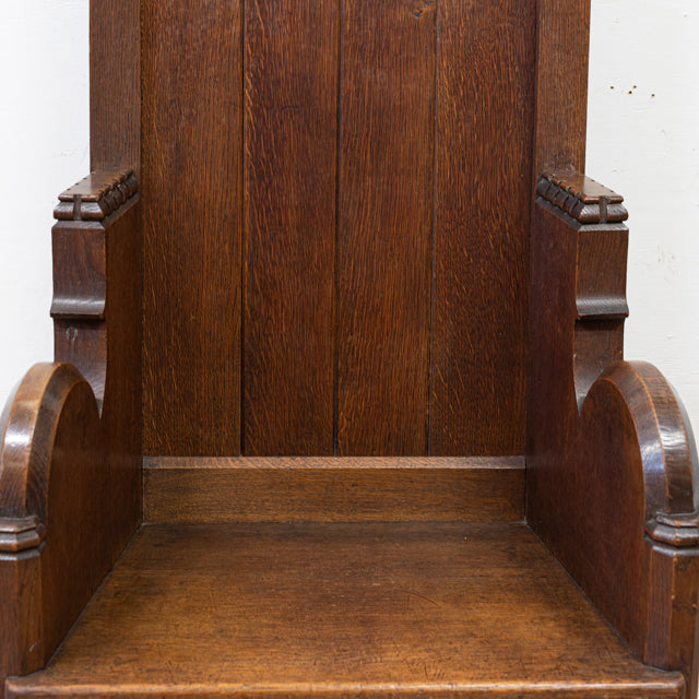 Antique Victorian Solid Oak Chair | Gothic Revival | The Architectural Forum