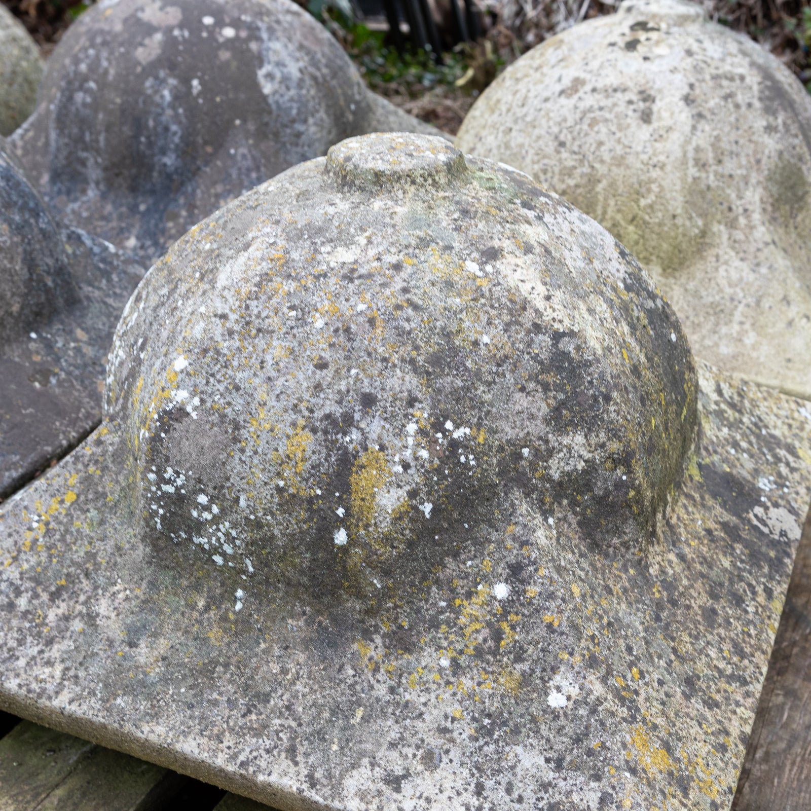 Antique Reclaimed Portland Stone Dome Pier Caps Finials | Post Tops | The Architectural Forum
