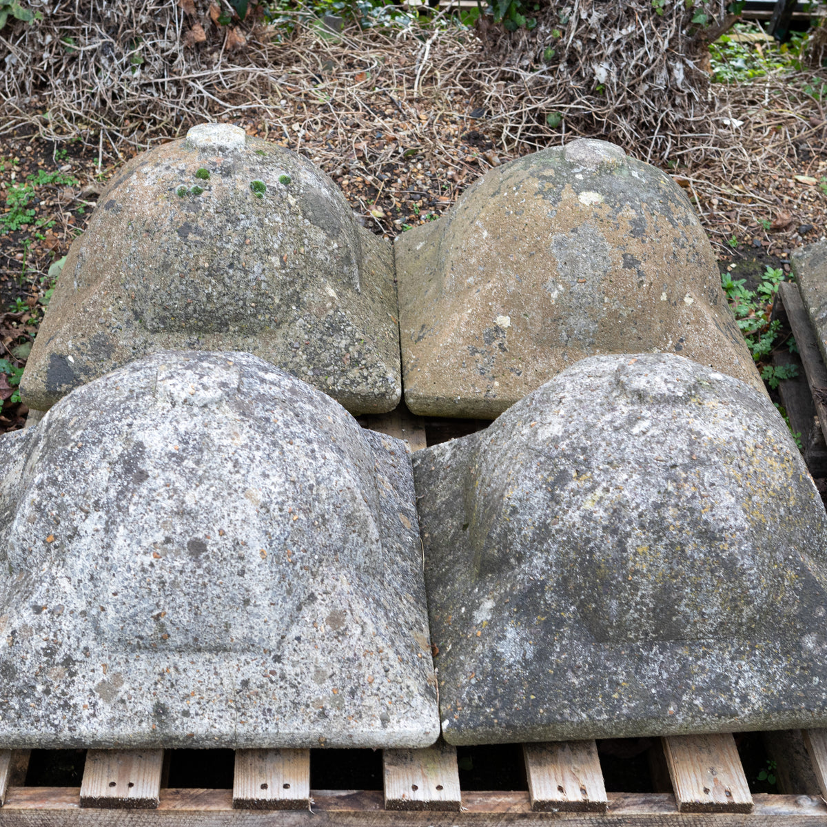 Antique Reclaimed Portland Stone Dome Pier Caps Finials | Post Tops | The Architectural Forum