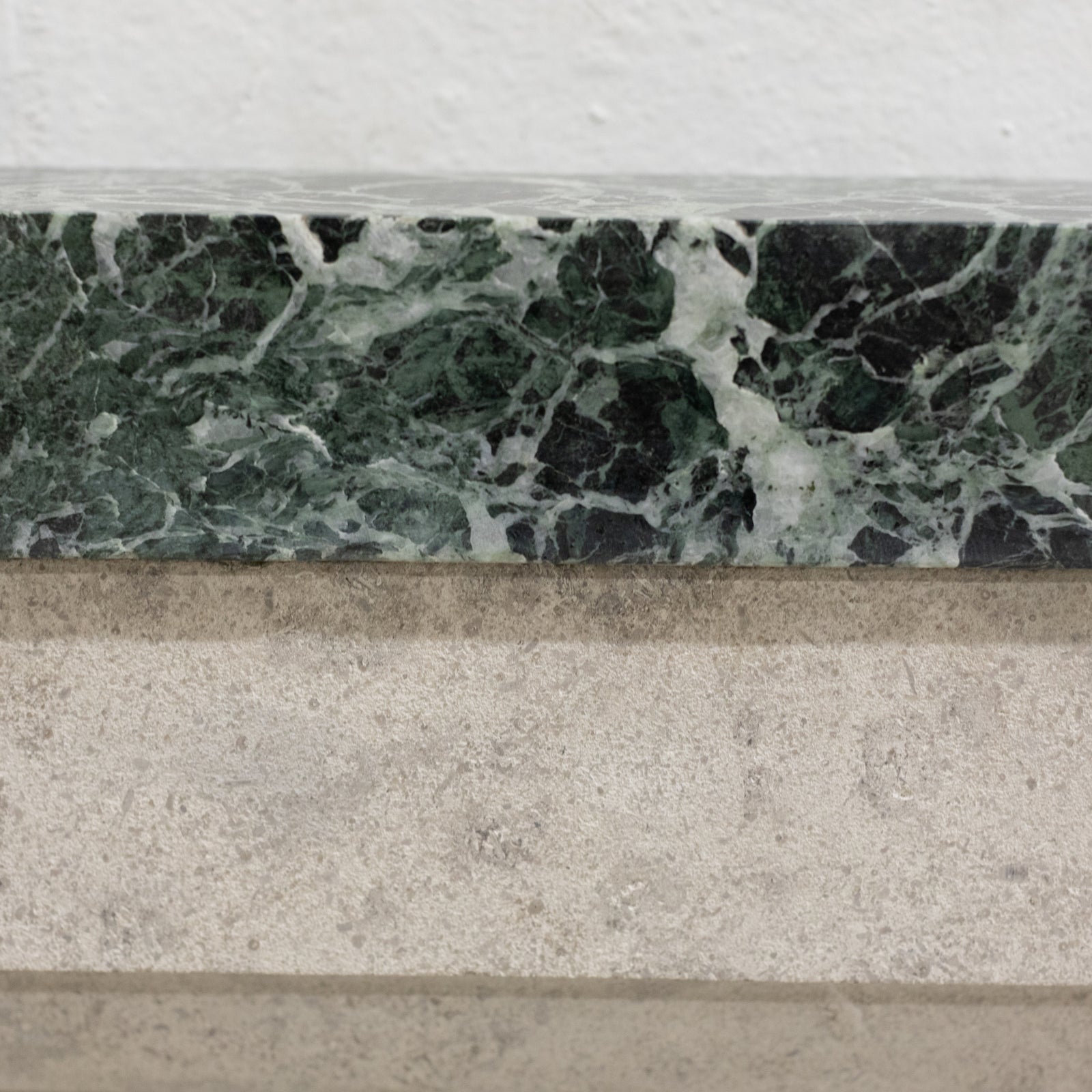 Early 20th Century Portland Stone & Verdi Marble Fireplace Surround | The Architectural Forum