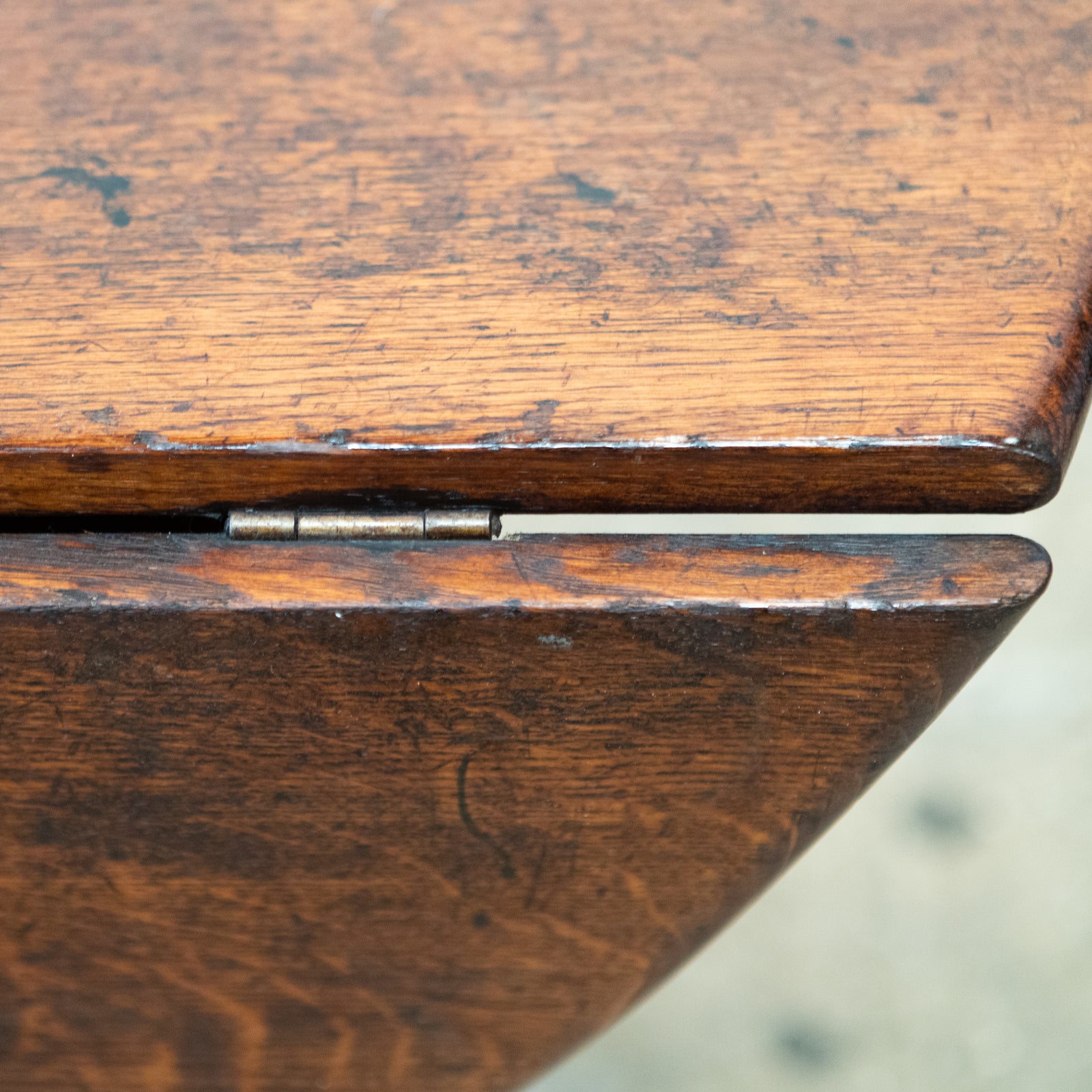 Large Reclaimed Oak Gateleg Drop Leaf Table | The Architectural Forum